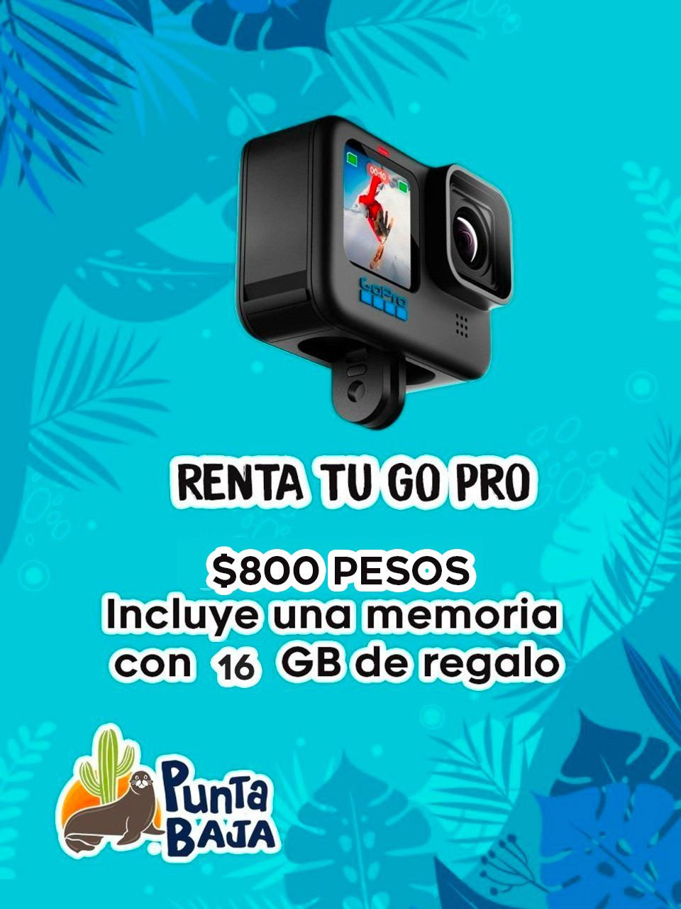 RENTA TU GO PRO